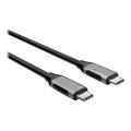 Elivi USB C til C kabel 0,3 meter Svart/Space Grey, 10gbps/100W