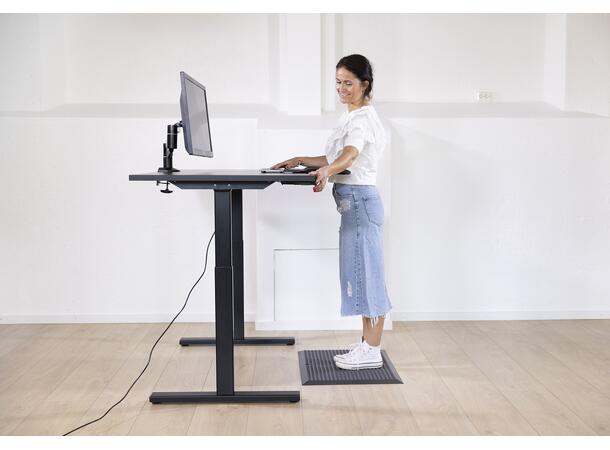 KENSON Compact 2 Sit & Stand Table Svart | 100kg