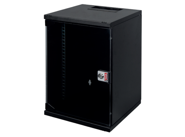Lande 10" Netbox SOHO 9U Black W312xD300xH465 | Glass door | 20 kg 