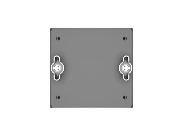 Multibrackets Rørfeste 75/100 Svart, Vesa 100x100, 15Kg, tilt. 32-65" 