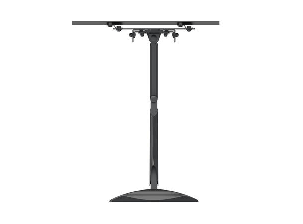 Multibrackets Veggfeste single Portrait Svart, 400x600, 30Kg, 32-55", 7-51cm 