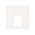 Siemon ZMAX Faceplate 2-Port Max,45x45mm,White