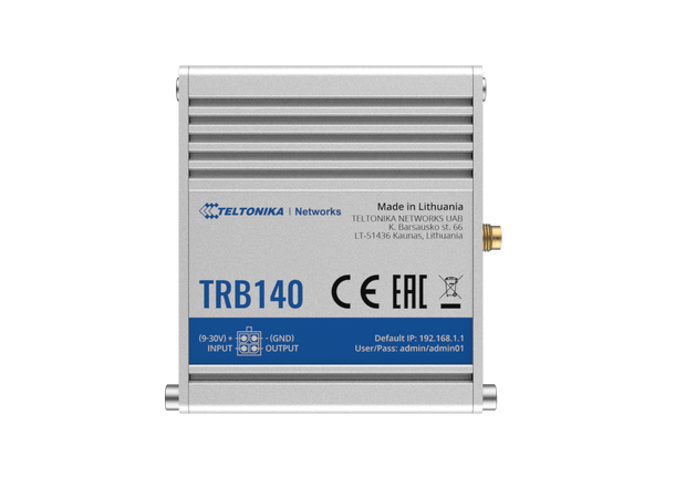 Teltonika TRB140 INDUSTRIAL RUGGED LTE GATEWAY