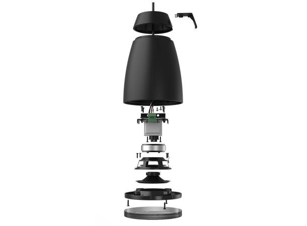 Audac Høyttaler ALTI6/B Sort Toveis Pendel 60W 100V 60W 16Ohm 