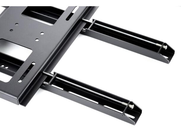 EDBAK Veggfeste PWB3 Portrett 40-75" Maks VESA 400x750, 80Kg, svart, fixed 