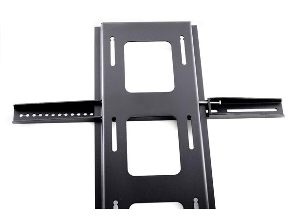 EDBAK Veggfeste XWB1 75-110" Fixed Maks VESA 1200x600, 110kg, svart 