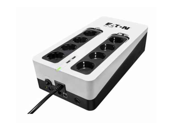 Eaton 3S 700 DIN USB | Black/White | Auto shutdown
