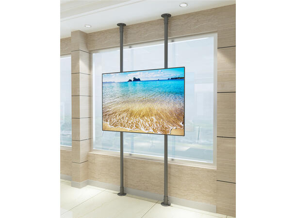 Multibrackets Gulv/tak Pro MBFC2P1UHD Svart, 800x400, 125kg, 65-100" 