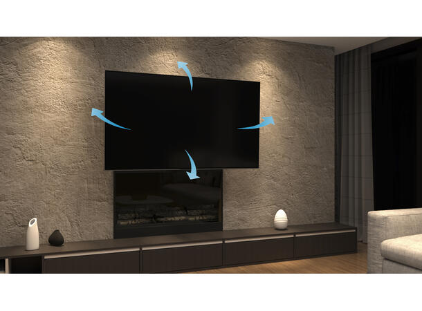 Multibrackets Veggfeste Pulldown motor Maks VESA 600x400, 35 Kg, 37-70" 