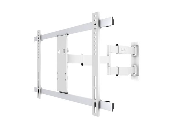 Multibrackets Veggfeste flexerm Thin L Hvit, 600x400, 30Kg, 37" - 65" 