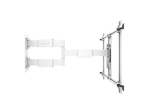 Multibrackets Veggfeste flexerm Thin L Hvit, 600x400, 30Kg, 37" - 65" 