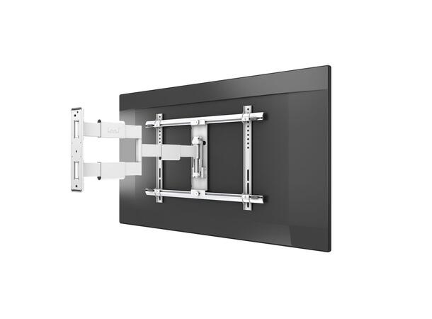 Multibrackets Veggfeste flexerm Thin L Hvit, 600x400, 30Kg, 37" - 65" 