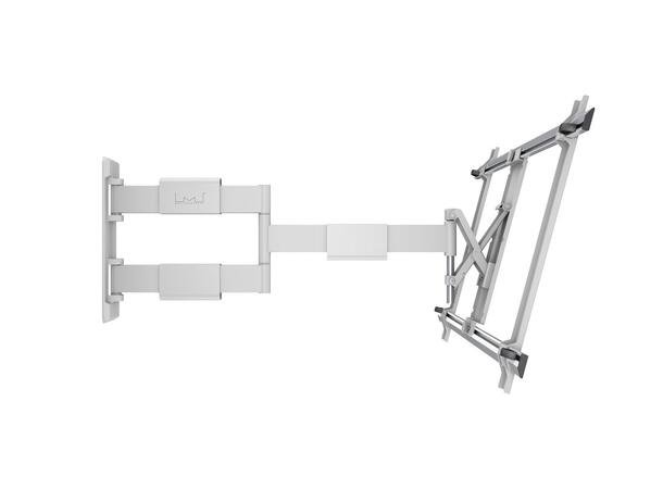 Multibrackets Veggfeste flexerm Thin L Hvit, 600x400, 30Kg, 37" - 65" 