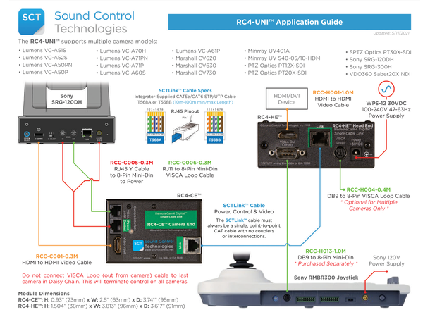SCT RC4-UNI-K Extension kit K Pack Multiple Manufacturers