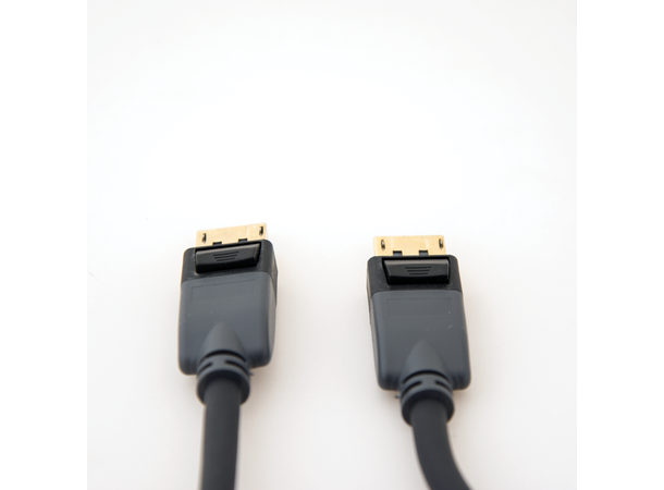 Stoltzen Flex Displayport 1.2 4K@60Hz | 7,3mm | Myk | Svart 