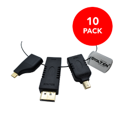 Stoltzen Nyx Adapter Ring Short 3 10 pack USB-C, Displayport, MiniDP