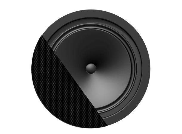 Audac Takhøyttaler Cena812/B Sort Innfelling 8" 12W/6W@100V 