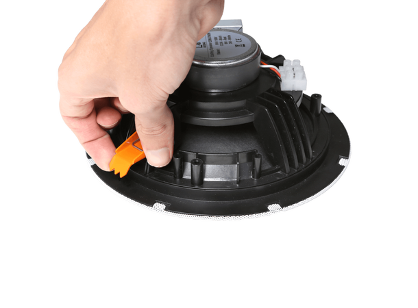 Audac Takhøyttaler Cena812/B Sort Innfelling 8" 12W/6W@100V 