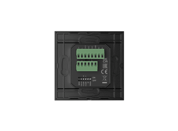 Audac Veggpanel WP225/B Sort Universal Veggpanel BT Mik XLR + Linje 3,5mm 