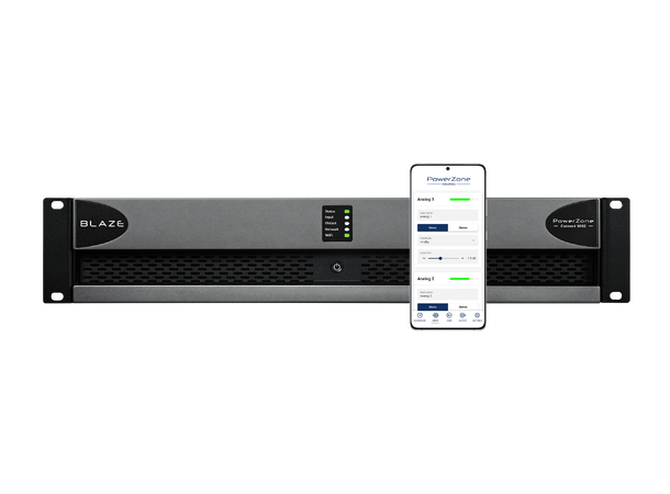 Blaze Audio PowerZone Connect 1002 EU 2x500W @2-4 2x250W @8  1x1000W @ 100V 