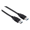 Elivi USB 3.0 A til A kabel 2 meter M/M, 3.0, Svart