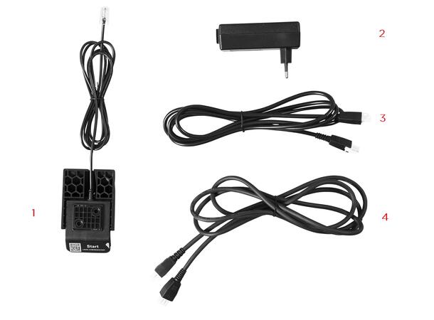 KENSON Compact 2 Sit & Stand Table Hvit | 100kg 