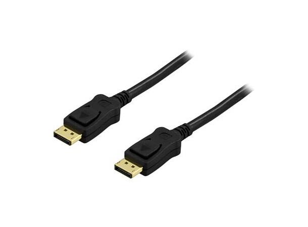 LinkIT DisplayPort 1.2 4K@60 4K@60, svart kabel , versjon 1.2