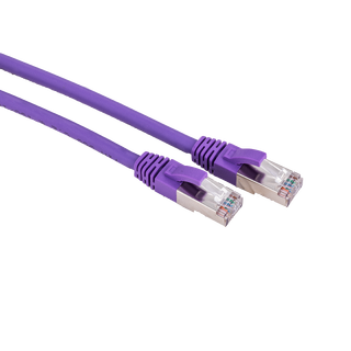 LinkIT Patch S/FTP Cat6a lilla 10m AWG 26/7 , LSZH
