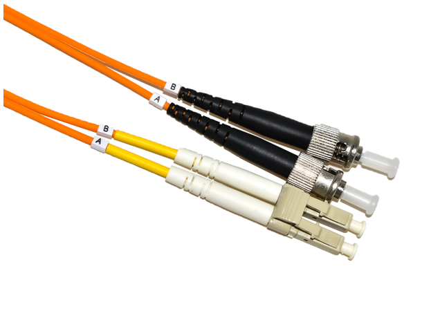 LinkIT fibersnor OM1 LC/ST Oransje Duplex MM OM1 62.5/125 LSZH, 2mm