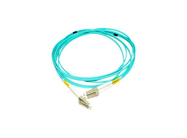 LinkIT fibersnor OM4 LC/LC 2.5m Duplex , MM , LSZH , Aqua 