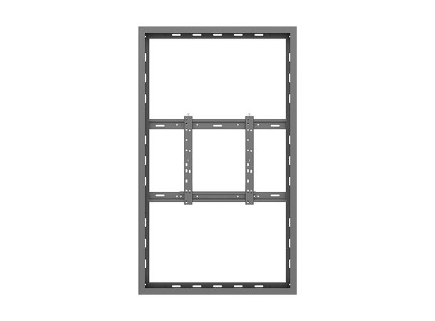 Multibrackets Pro kabinett vegg 55" Svart, 25Kg, Vesa 500x400 