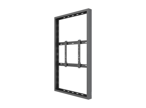 Multibrackets Pro kabinett vegg 55" Svart, 25Kg, Vesa 500x400 