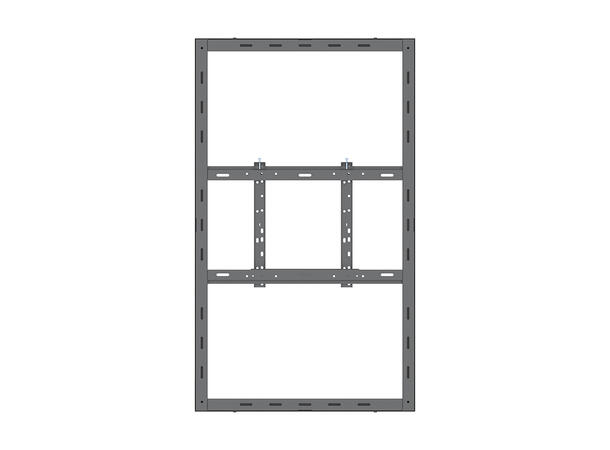 Multibrackets Pro kabinett vegg 55" Svart, 25Kg, Vesa 500x400 