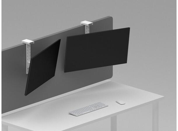 Multibrackets veggfeste monitor Hvit, Vesa 100x100, 15Kg, tilt. 15"-32" 