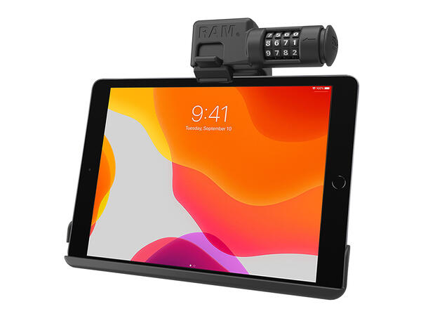 RAM Mount EZ-Roll'r Combo Locking Holder For iPad 7 gen, Air 3 & Pro 