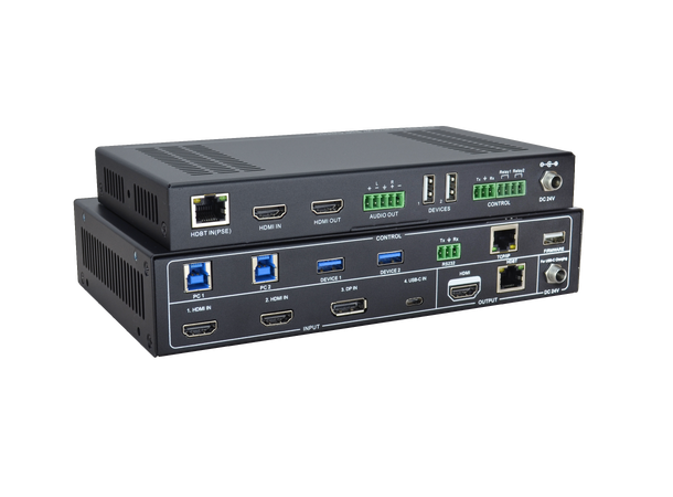 Stoltzen HERA PS42UCH + RX-1 KIT USB-C & HDMI switch m/USB hub + HDBT Rx