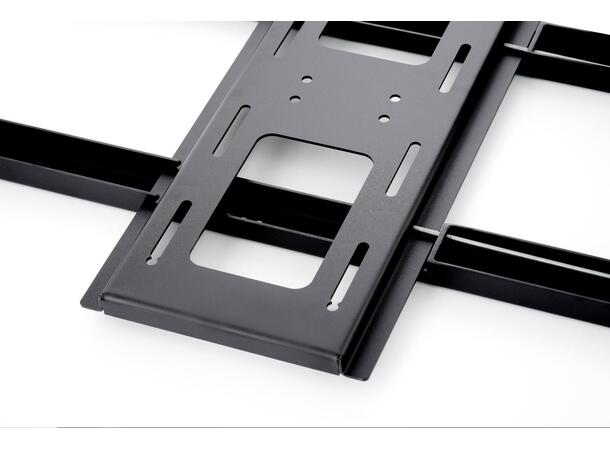 EDBAK Veggfeste XWB3 portrett 65-130" Maks VESA 510x1200, 80Kg, svart, fixed 