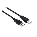 Elivi USB 2.0 A til A kabel 2 meter M/M, 2.0, Svart