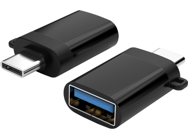 Elivi USB C til USB A adapter USB C - 5Gbps USB A 3.0 m/nøkkelringhull
