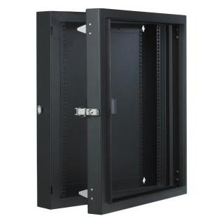 Lande Hinged Rear Frame 12U D150 | Black | Proline/Netbox