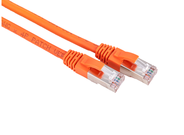 LinkIT Patch S/FTP Cat6 oransje 3m AWG 27/7 , LSZH 