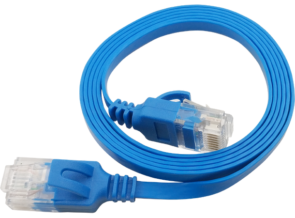 LinkIT U/UTP Cat.6A Flat Patch, PVC, 1x4mm, 34AWG 