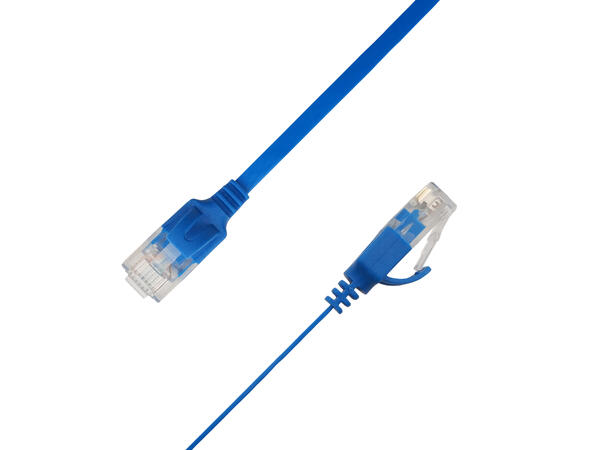 LinkIT U/UTP Cat.6A Flat Patch, PVC, 1x4mm, 34AWG 