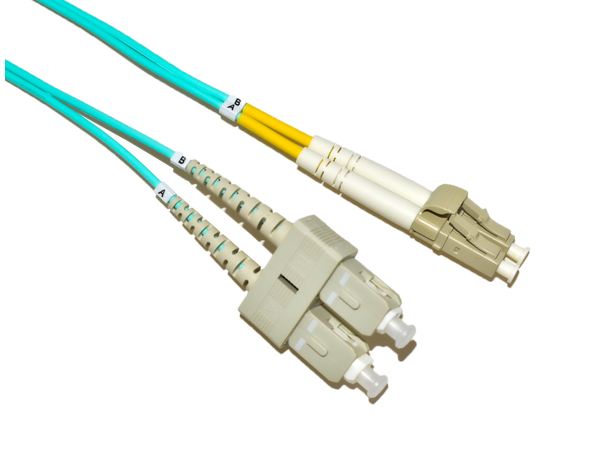 LinkIT fibersnor OM3 LC/SC Aqua Duplex MM OM3 50/125 LSZH, 2mm