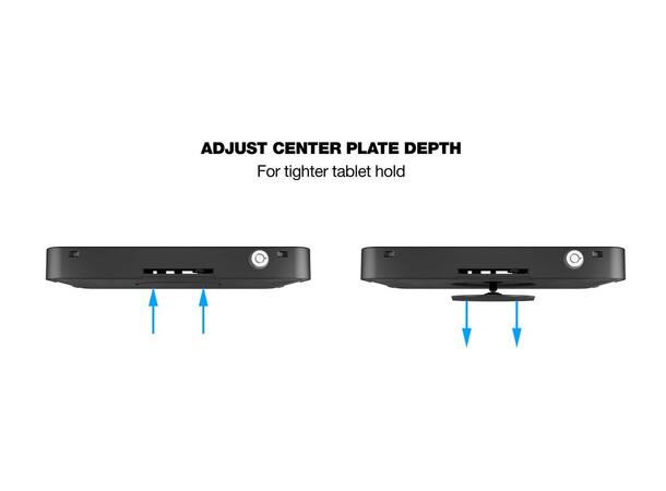 Multibrackets Tablet holder Tilt & Roll Codec Shelf 