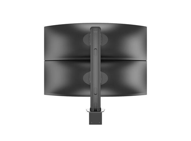 Multibrackets bordstativ HD dual klemme Svart , VESA 100, 2 x 24Kg, 32-50" 