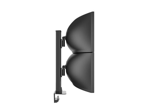 Multibrackets bordstativ HD dual klemme Svart , VESA 100, 2 x 24Kg, 32-50" 