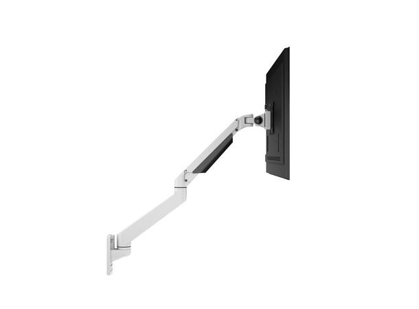Multibrackets vegg gass arm single Hvit , VESA 75x75 100x100, 10Kg, 15-32" 