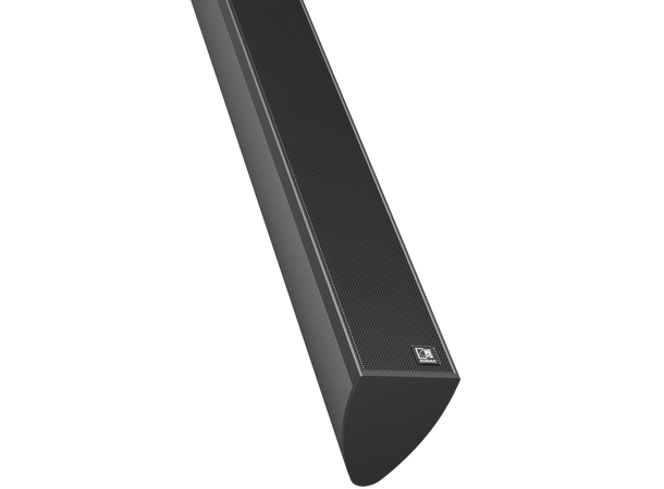 Audac Søylehøyttaler Kyra12/OB sort 1m IP55, 120W, 100V eller 12 Ohm IP55 