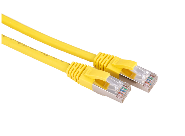 LinkIT Patch S/FTP Cat6 gul 0.5m AWG 27/7 , LSZH 